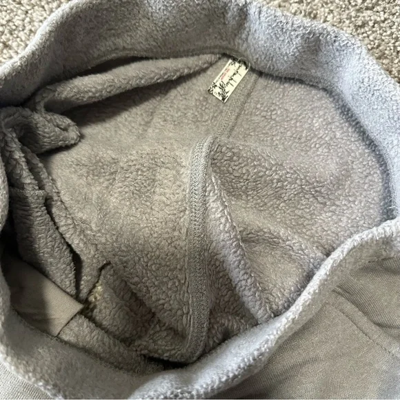 Intimately Free People Soft Gray Knit Kelly Fleece Lined Shirts Size XS - Picture 8 of 10